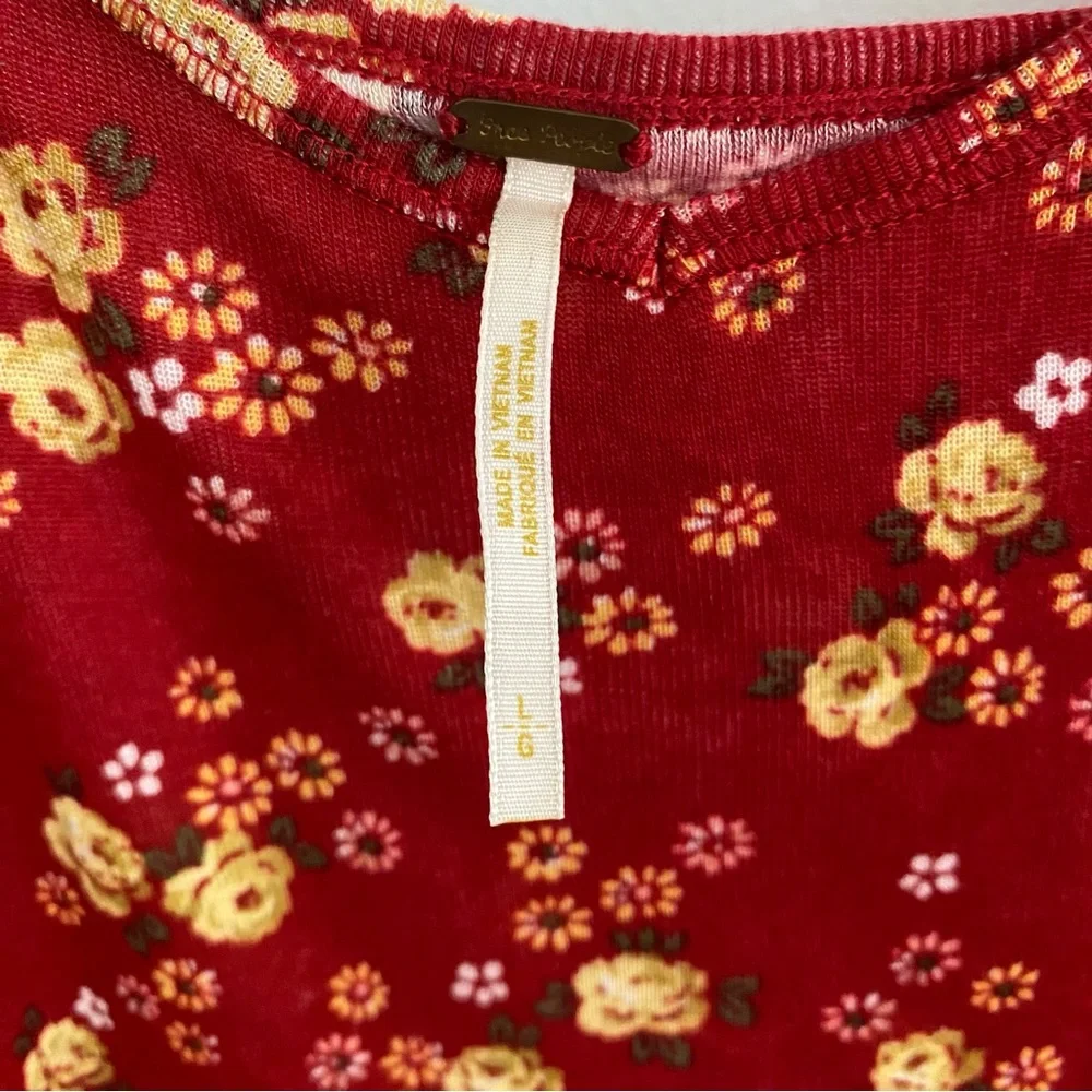 Vintage free people floral tank - Picture 3 of 4